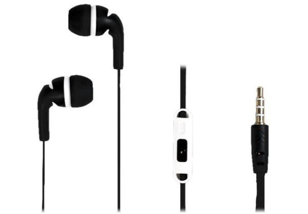 Kopfhörer mini In-Ear-Kopfhörer Logilink Kabel mit 3,5 mm Audio Stecker, für iPhone/iPod/Android