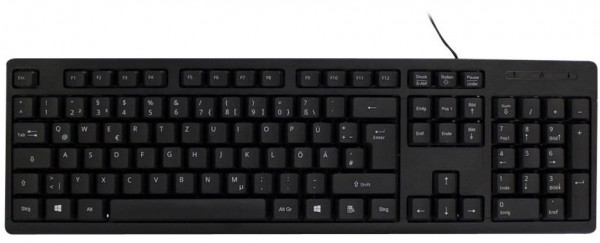 Tastatur Inter-Tech AC K-118 Tastatur, USB, kabelgebunden Tastatur verkabelt