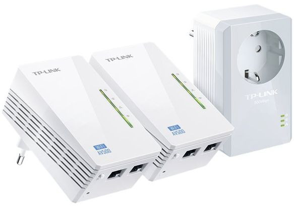 dLAN-Adapter TP-Link TL-WPA4226T 3er KIT 1x mit integrierte Steckdose