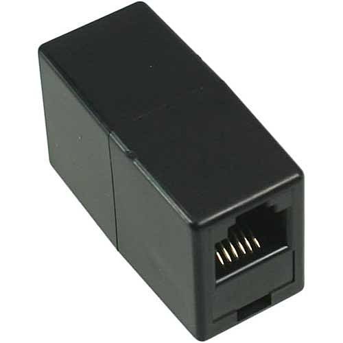 Adapter RJ12 - RJ12 Buchse-Buchse / Line-Coupler Modular in-line Coupler, 2xRJ12 Buchse, RJ12-Verbinder