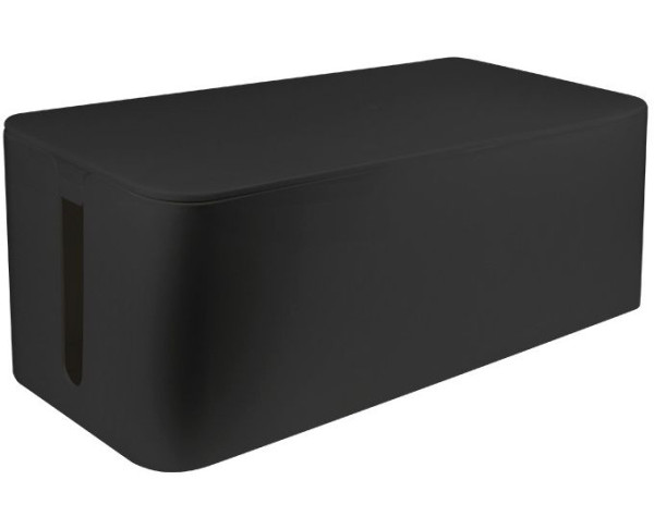 Kabelbox LogiLink, groß, Schwarz, 407x157x134mm Kabelmanagement-Box aus Kunststoff (Polystyrol-PS)