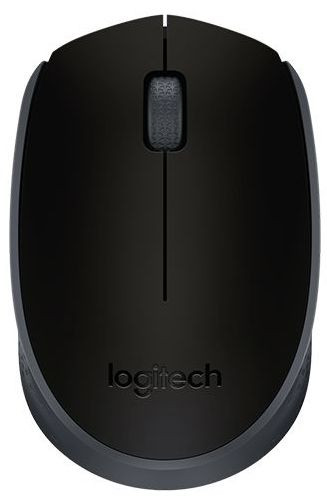 Maus Logitech Mouse M171 kabellos USB Schwarz mit USB-Nano-Empfänger, Plug&Play