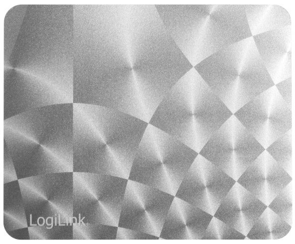 Mauspad/Mausmatte Logilink Golden Laser 'Aluminium' Design