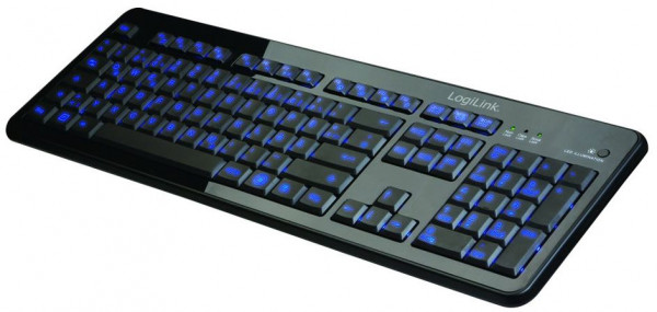 Tastatur LogiLink Illuminated ID0138 verkabelt