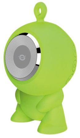 Lautsprecher Conceptronics Wireless Bluetooth grün Waterproof Speaker, wasserfest, tragbar, weicher Kunststoff