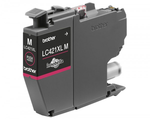 Tinte Brother LC-421xlm Magenta für ca. 500 Seiten 5% Deckung