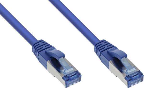 TP-Kabel  3m Blau Cat. 6A, S/FTP (PiMF)-Schirmung bis 10 Gigabit, 500 MHz Patchkabel, allerhöchster Qualität