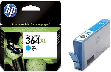 Tinte HP CB323EE 364XL cyan für ca. 750 Seiten, 7.5 ml