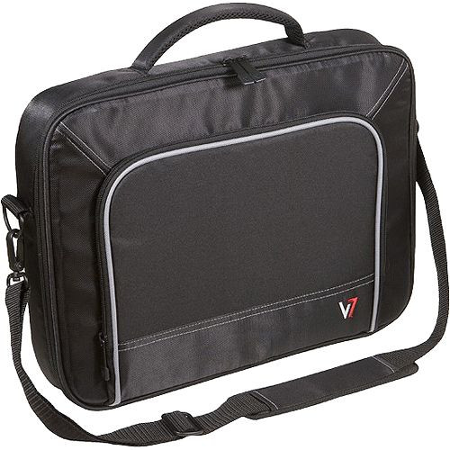 Tasche für 40,6 cm (16'') Notebooks V7 schwarz mit grauen Akzenten