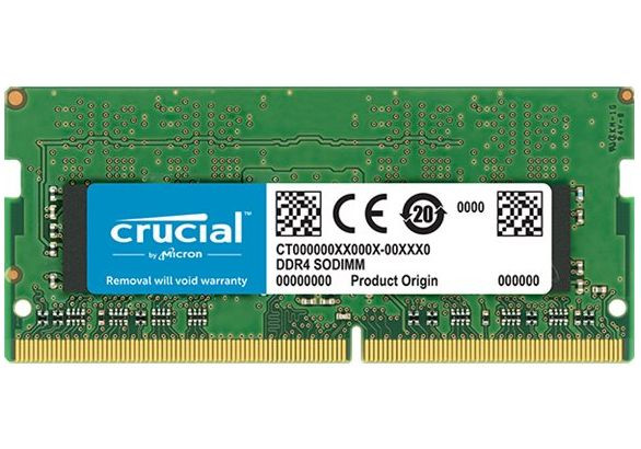 RAM S0-DDR-4 32 GB FSB 3200 Crucial 1.2 V Arbeitsspeicher mit S0-Bauform für Notebooks/Mini-PCs