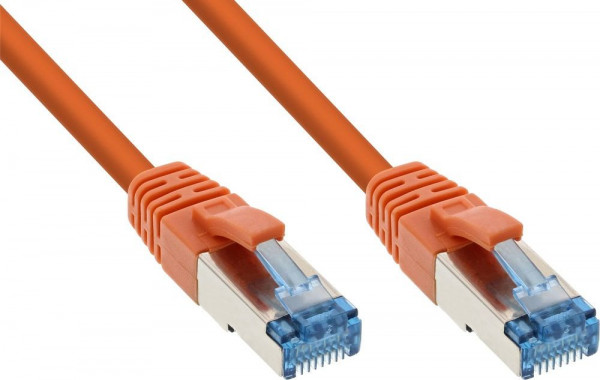 TP-Kabel  3m Orange Cat. 6A, S/FTP (PiMF)-Schirmung bis 10 Gigabit, 500 MHz Patchkabel, allerhöchster Qualität