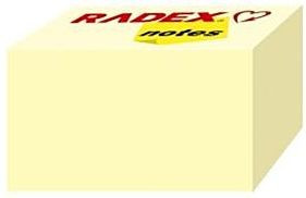 Haftnotiz 76x76 mm 400 Blatt gelb Radex 821072 Umverpackung: 12 Stück