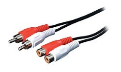 Audiokabel  5m 2CS-2CB 2x Cinch-Stecker - 2x Cinch-Buchse