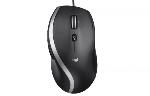 Maus Logitech Laser Mouse M500s mit USB-Kabel komfortables geschwungenes Design