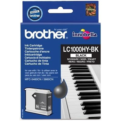 Tinte Brother LC1000-hyBK black große Füllmenge