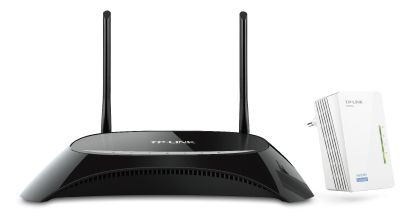 AV500-Hybrid-WiFi KIT Hybrid-WiFi-Router (H5R) und Hybrid-WiFi-Extender (H5E)