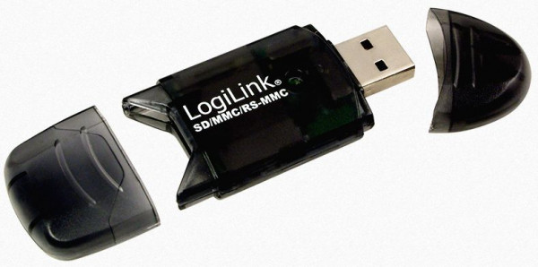 Card-Reader Logilink USB 2.0 CR0007 Kartenleser für SD, SDHC, MMC, RS-MMC