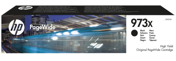 Toner HP 973X Schwarz XL Pagewide Original HP für ca. 10.000 Seiten bei 5% Deckung