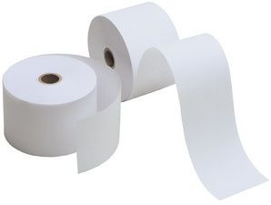 Thermorolle 57mm breit 10m lang für Chipkartenlesegerät 1 VE = 5Stück, Außen-Ø 30mm