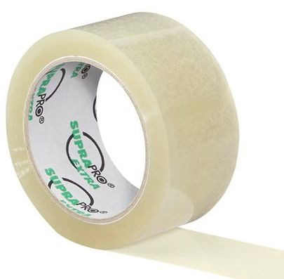 Klebeband 50mm*66m transparent GA SupraPro Extra geräuscharme Abwicklung, Polypropylen (PP), 58 µm