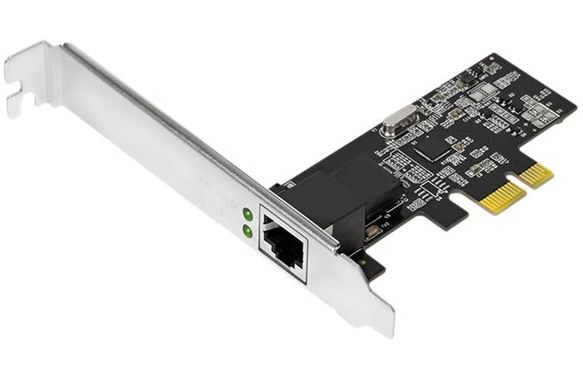 PCIe LAN Schnittstelle LogiLink 2,5 GHz PnP PCI-Express, RJ45, 1000/2500 MBit, Port 2.5GBase-T