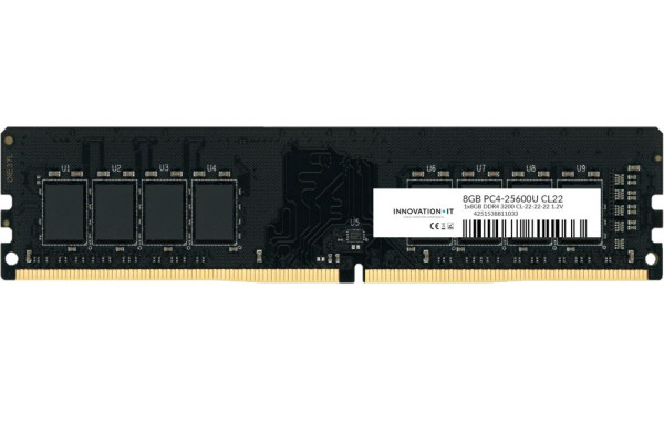 RAM DDR-4 8 GB InnovationPC FSB3200 CL22 Arbeitsspeicher, DIMM 288-PIN, 1.2 V