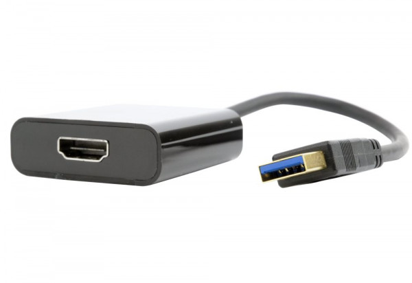 USB-Adapter 3.0 zu HDMI, USB-VIDEOCARD Gembird externer Videoadapter, Plug and Play
