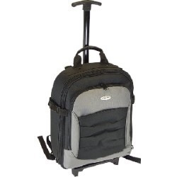 Notebook-Rucksack CASESMART für 38,1 cm Geräte mit vielen Fächern, mit Griff als Trolly nutzbar