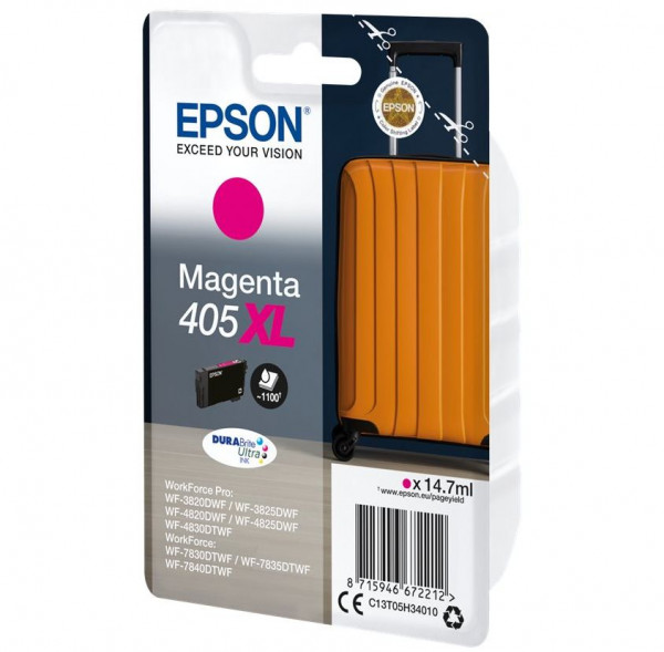 Tinte EPSON 405 XL Magenta Koffer hohe Kapazität, 14.7ml, für ca. 1.100 Seiten