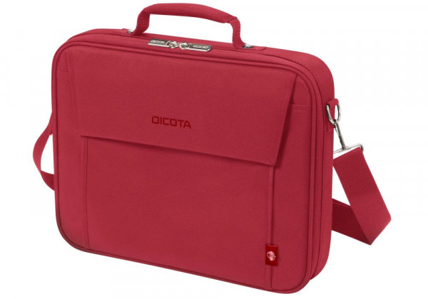 Tasche für 43,9 cm Notebooks Dicota Eco Multi BASE Rot Produktmaterial: 300D RPET Polyester