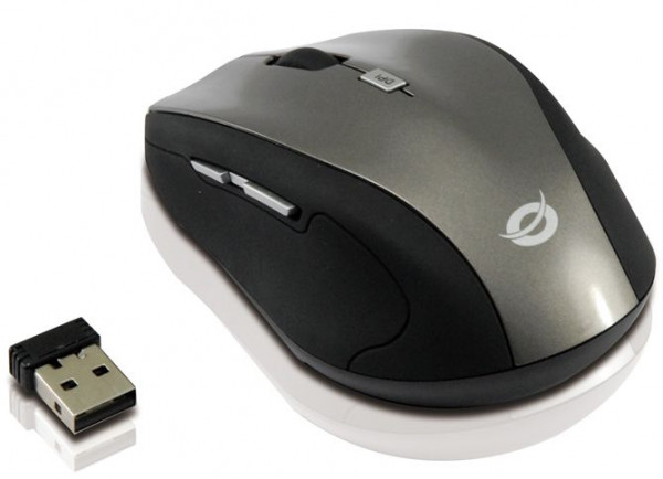 Maus Conceptronic Lounge Collection 5-Tasten cordless schnurlos, mit Scroll-Rad, kabelloser Empfänger (USB)