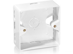 Aufputzdose-Leerdose equip 125560 perlweiss RAL 1013, Universal AP-Gehäuse