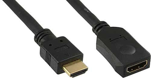 HDMI-Verlängerung 1m HDMI-Stecker an HDMI-Buchse