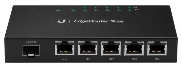 UBIQUITI NETWORKS Ubiquiti EdgeRouter X 5-port Gigabit Router, 1x SFP In