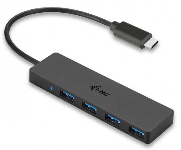 USB-Hub (USB 3.1)   4 Ports I-TEC passiv USB-Verteiler, passiv - ohne Netzteil