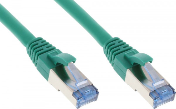 TP-Kabel  3m Grün Cat. 6A, S/FTP (PiMF)-Schirmung bis 10 Gigabit, 500 MHz Patchkabel, allerhöchster Qualität