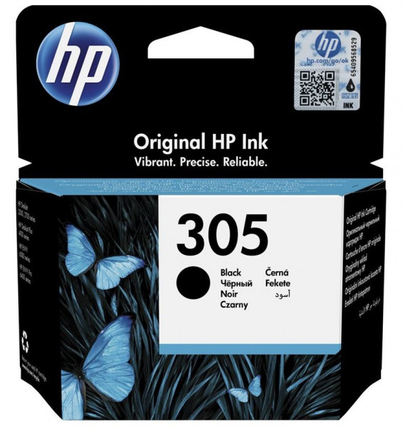 Tinte HP 3YM61AE No. 305 schwarz 3.55 ml, für ca. 120 Seiten