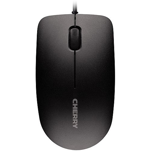 Maus Cherry MC1000 USB Schwarz 3-Tasten-Kabelmaus für Rechts- und Linkshänder