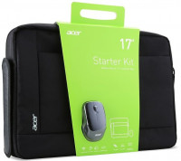 Tasche für 43,9 cm Notebooks ACER -Startet Set (Belly Band) Notebooktasche mit schnurloser optischer Maus