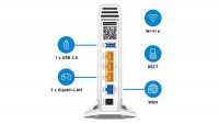 FRITZ!Box 4060 AVM WLAN-Router Triband Wireless Router, 3-Port-Switch (integriert), ohne Modem