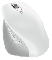 Maus Cherry Stream Mouse Comfort Weiß kabellos ergonomisches Design, für Rechtshänder, 6 Tasten